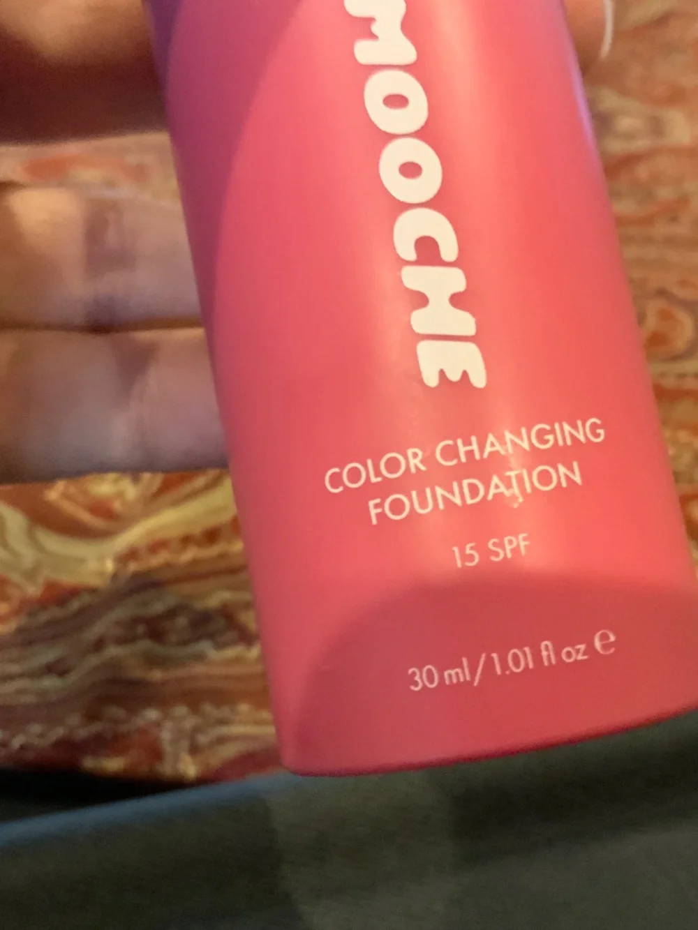 Smooche color changing foundation spf 15, used once, msrp$59